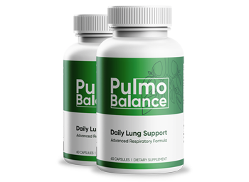 Pulmo Balance product bottles