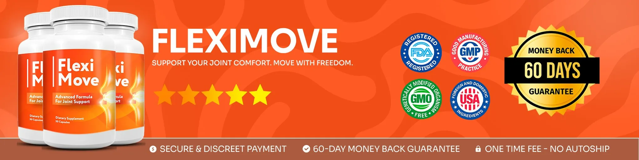 Flexi Move joint support supplement banner